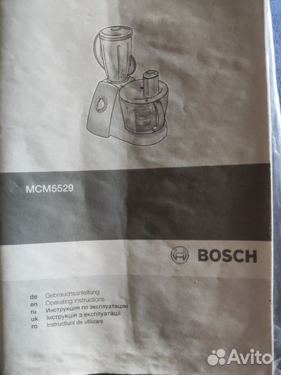 Кухонный комбайн bosch mcm 5529