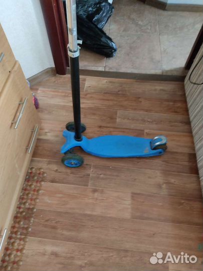 Самокат детский трехколесный бу