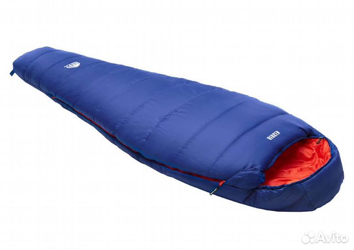 Спальник Trek Planet Bergen синий (Правый)
