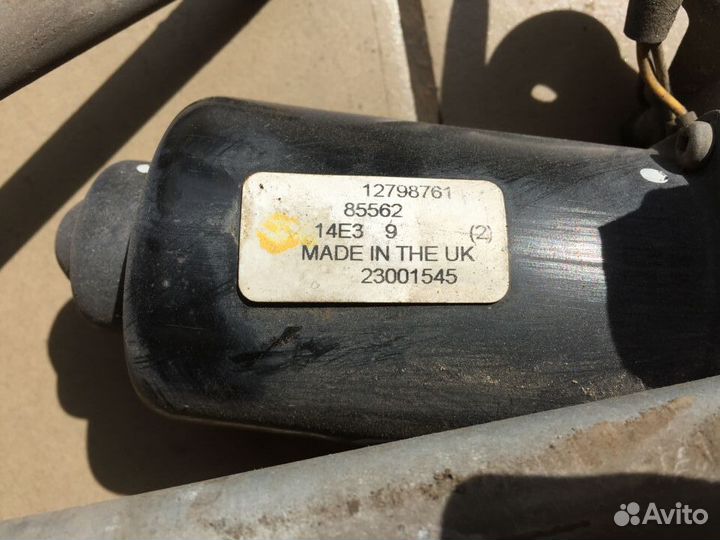 Трапеция моторчик дворников с деффектом Saab 9-3II