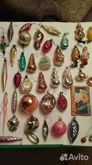 Винтажные елочные игрушки