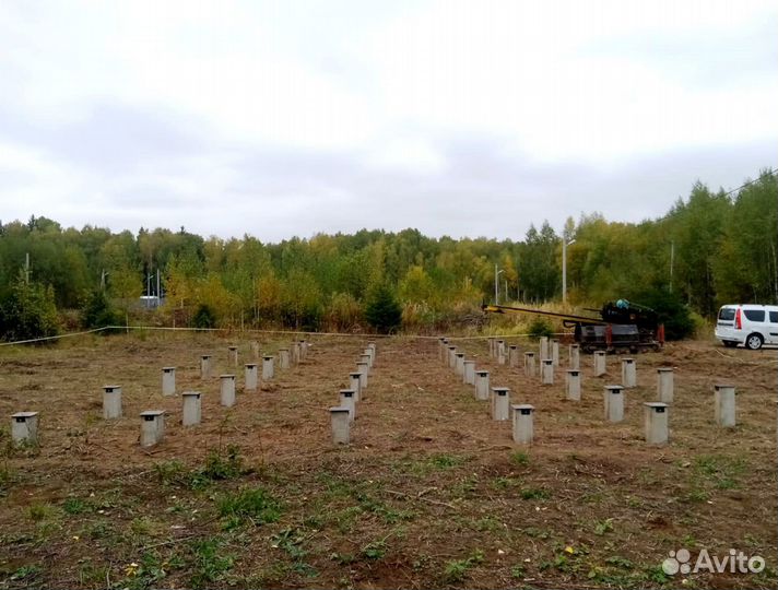 Жб сваи. Забивка свай под фундамент