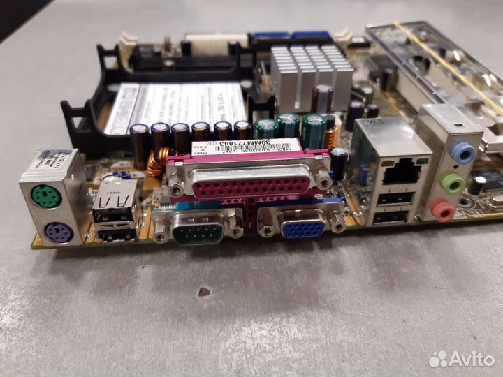 Материнская плата microATX S478 asus P4BGL-MX