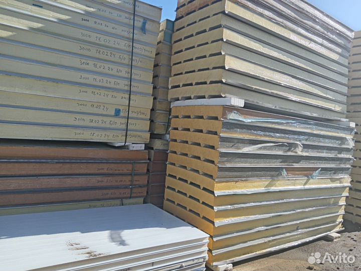Сэндвич панели 30000 м2 в наличии