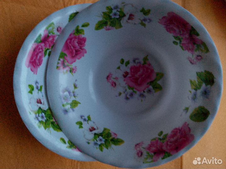 Тарелки суповые пластик