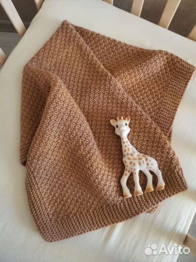 Плед детский шерсть новый