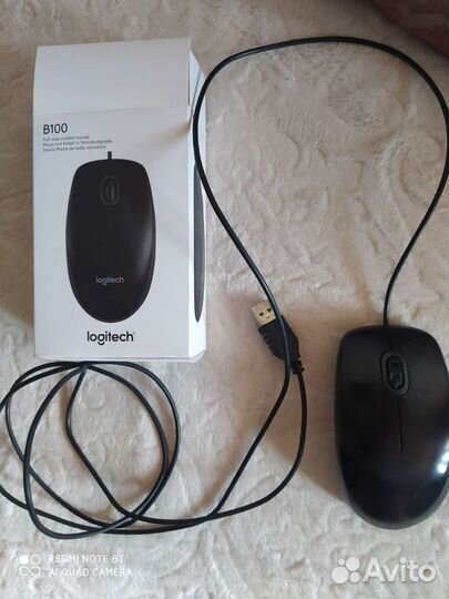 Компьютерная мышь logitech b100