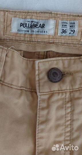 Брюки pull bear,36 европейский на 42 росс