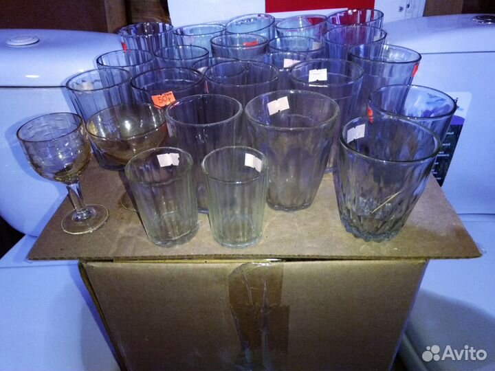 Стаканы, стопки, рюмки СССР