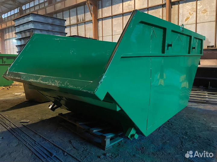 Бункер мусорный контейнер 8 кубов(лодочка)