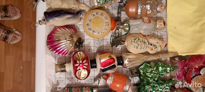 Елочные игрушки СССР