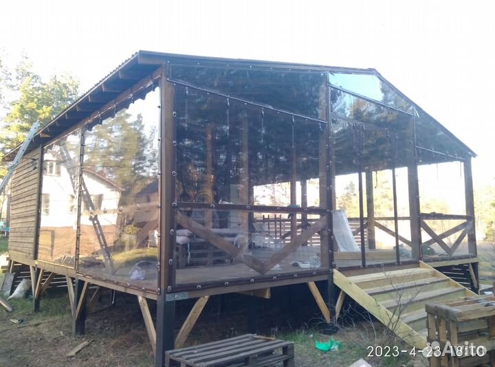 Мягкие окна пвх любые размеры