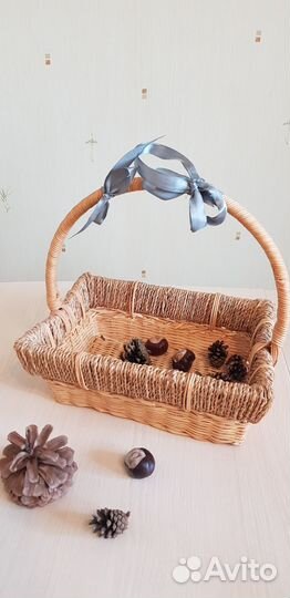 Плетеные корзины 3 шт