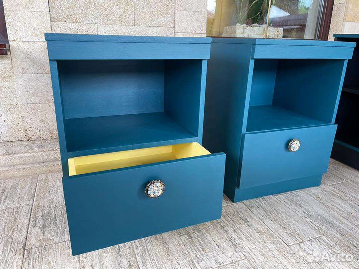 Тумбочка прикроватная СССР после реставрации