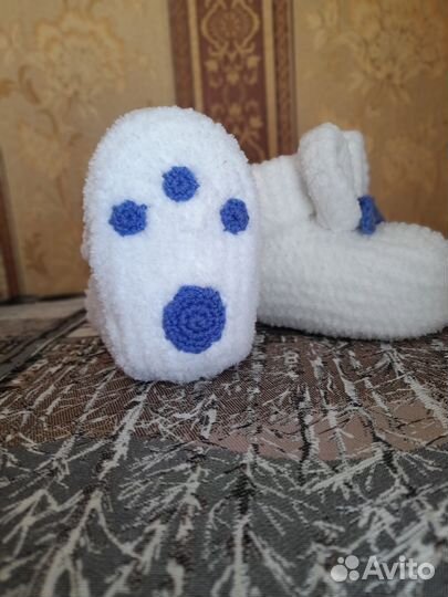 Домашние тапочки сапожки