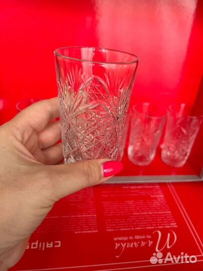 Хрустальные стаканы, фужеры, СССР, Югославия