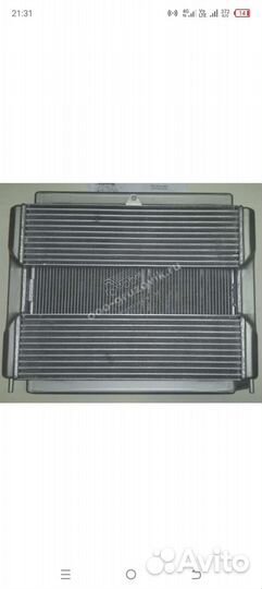 Радиатор с интеркулер газель бизнес 2.8 Каменск