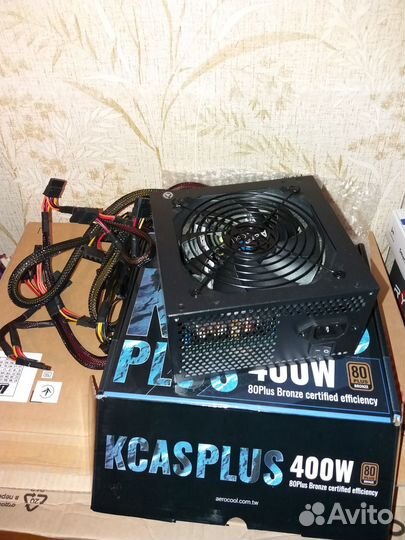 Блок питания Aerocool kcas plus 400W 80Plus Bronze