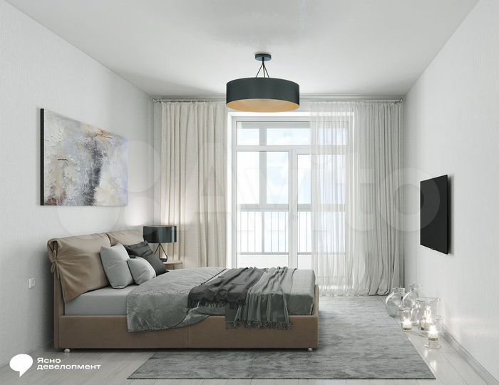 2-к. квартира, 47,6 м², 23/25 эт.