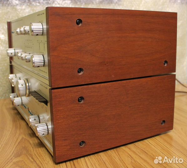 Усилитель Trio KA-6000 и кроссовер trio MA-5100