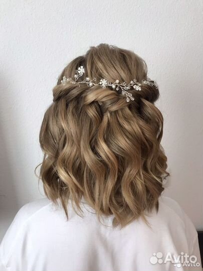 Макияж Прическа Локоны Свадебный образ Косы Выезд