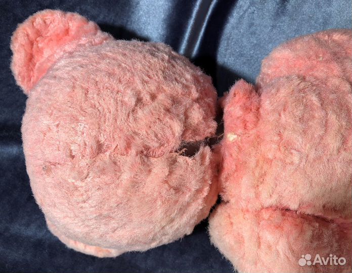 Большой плюшевый медведь игрушка СССР редкий