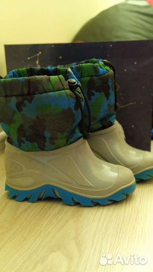 Резиновые сапоги с утеплителем