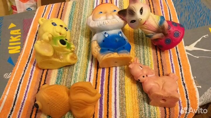 Резиновые пвх игрушки СССР