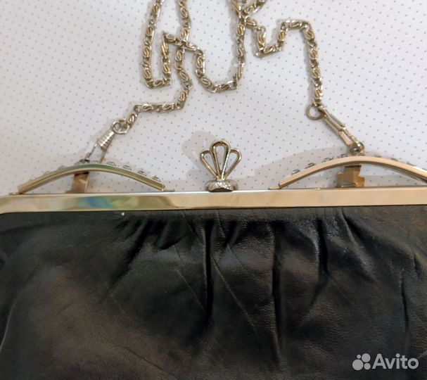 Сумочка театральная, натуральная кожа