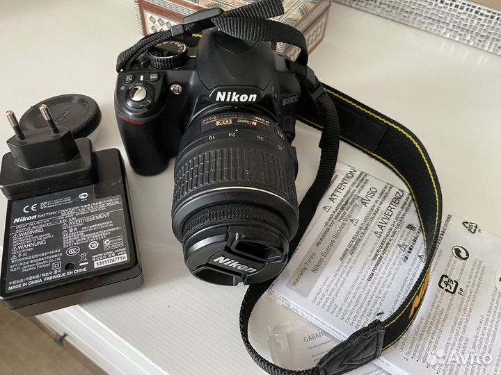 Зеркальный фотоаппарат nikon д 3100