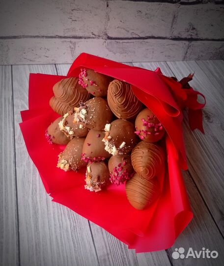 Клубника в шоколаде/в коробке/букет из клубники