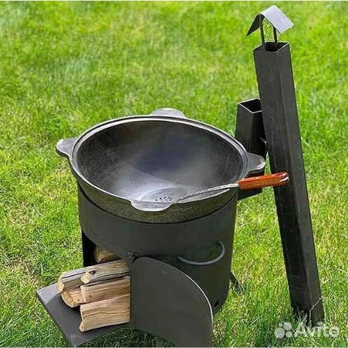 Казан + печь+ шумовка в подарок