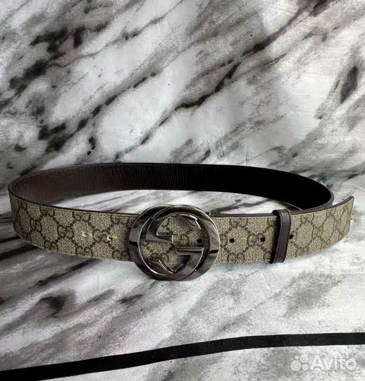 Gucci GG supreme ремень