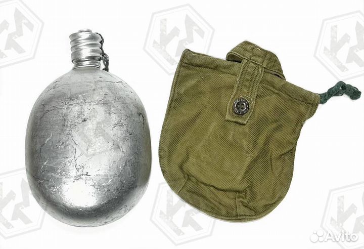 Фляжка армейская с чехлом