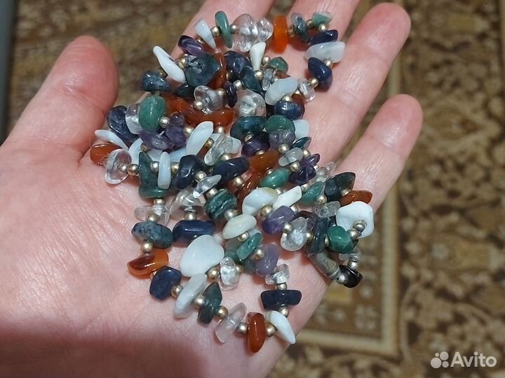 Бусы из натуральных камней СССР