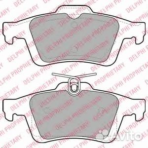 Колодки тормозные дисковые зад