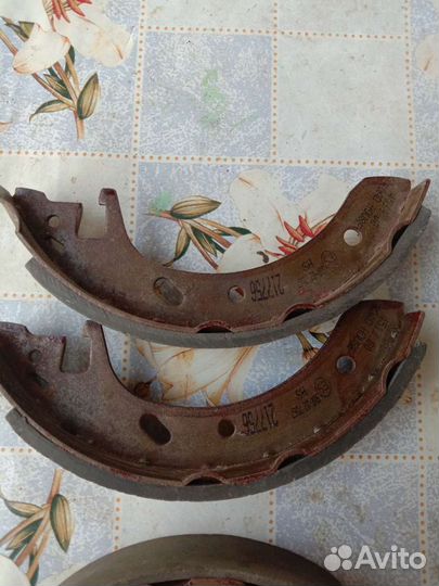 Заднии тормозные колодки на matiz