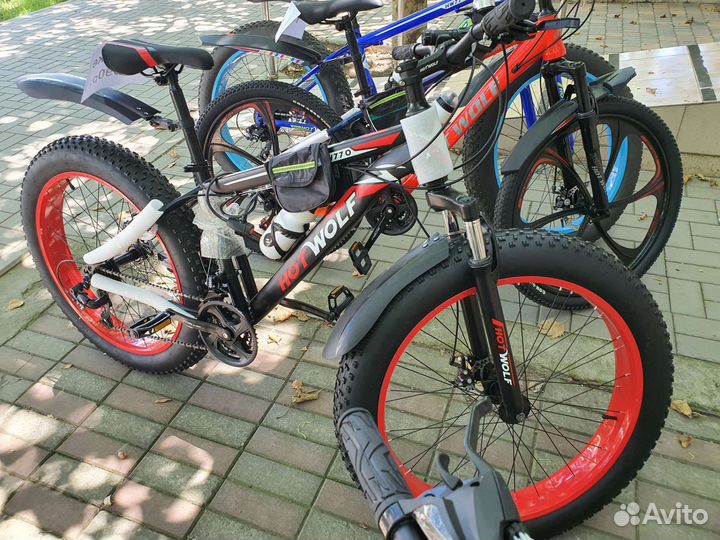 Велосипед hot wolf fatbike 26 новый