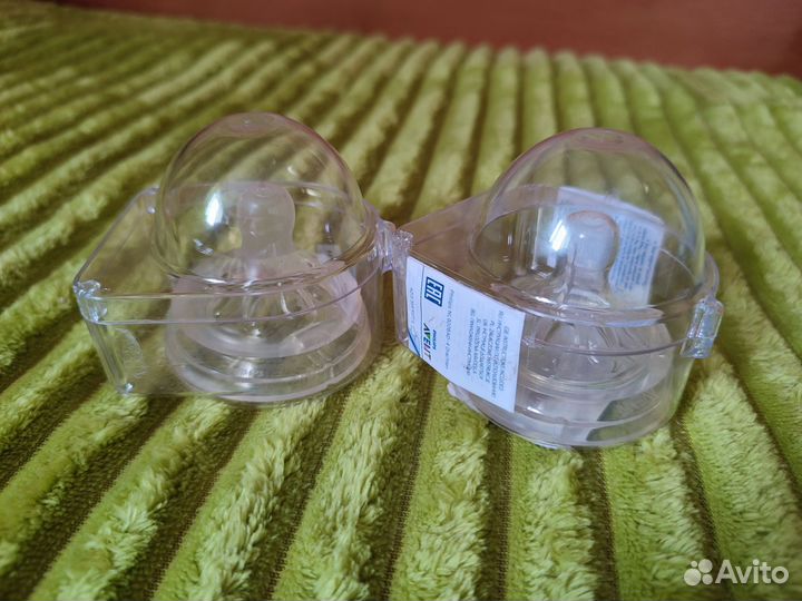 Соски для бутылочек avent 3 новые