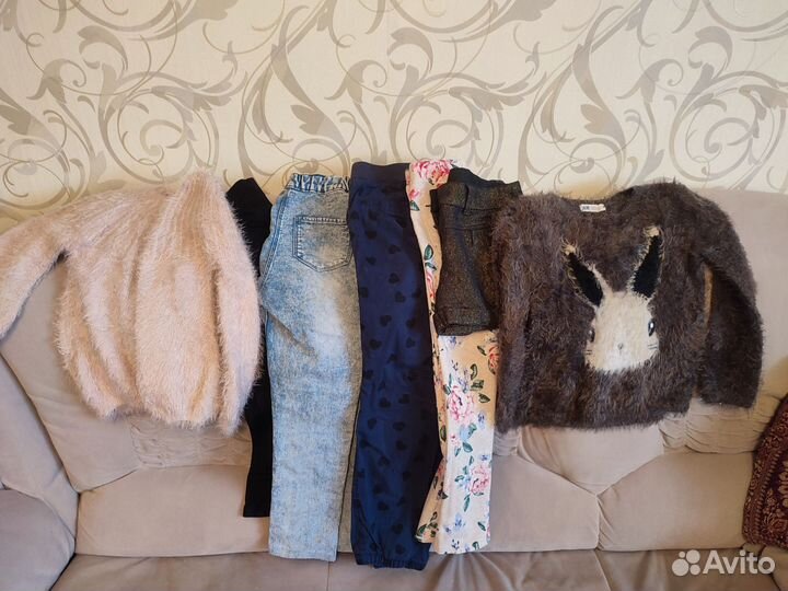 Пакет одежды джинсы джемпер H&M Zara Next