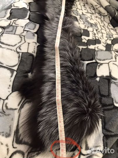 Воротник чернобурка