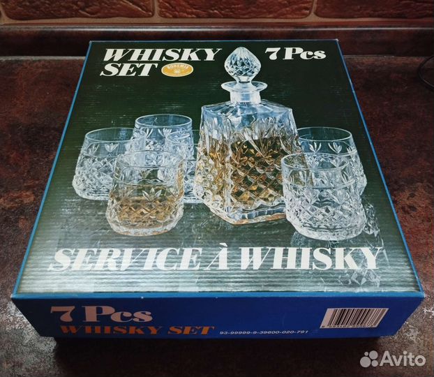 Набор для виски (хрусталь богемия)