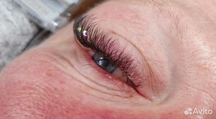 Наращивание ресниц /ломинирование ресниц на дому