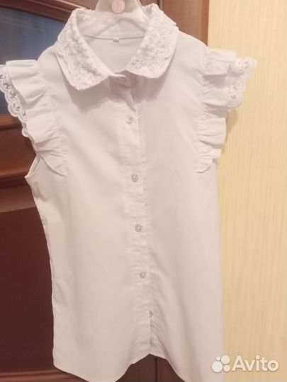 Белые блузки для девочки