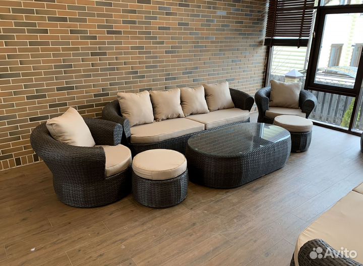 Садовая мебель из ротанга