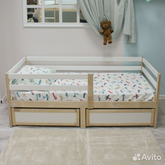 Детская кровать из массива березы