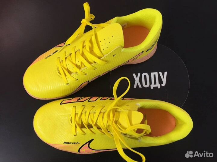 Шиповки Nike Air Zoom желтые 35/36/37/38