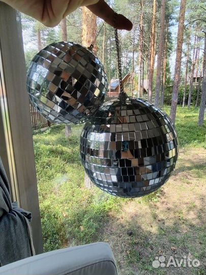 Диско шар, 2 штуки, цена за оба