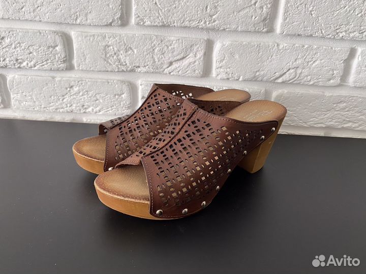Сабо натуральная кожа 40 размер