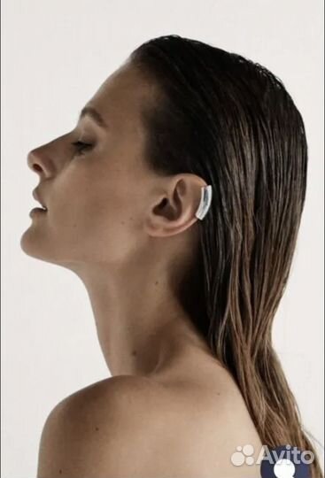 Кафф серебро